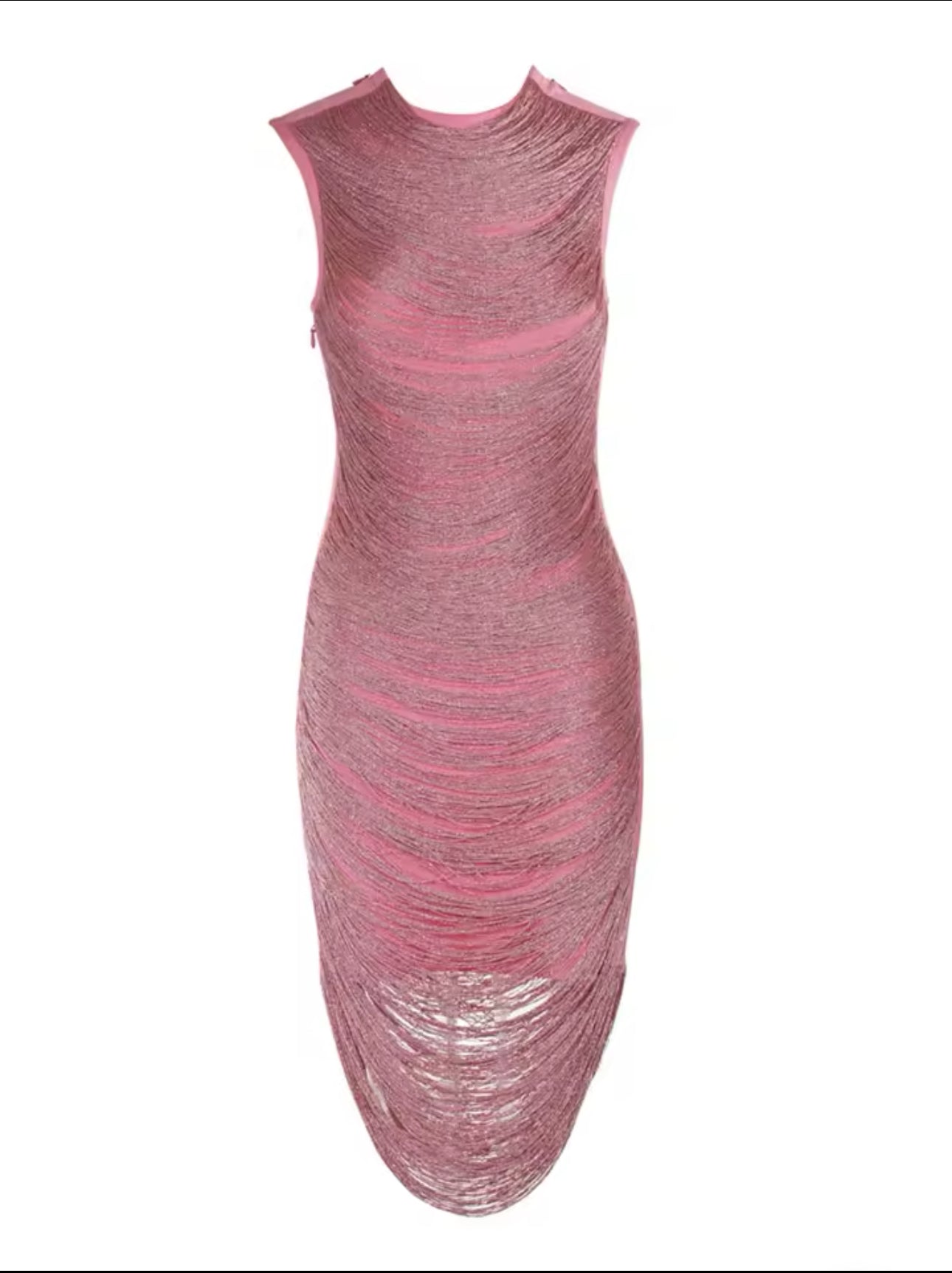 Pink Tassel Dress