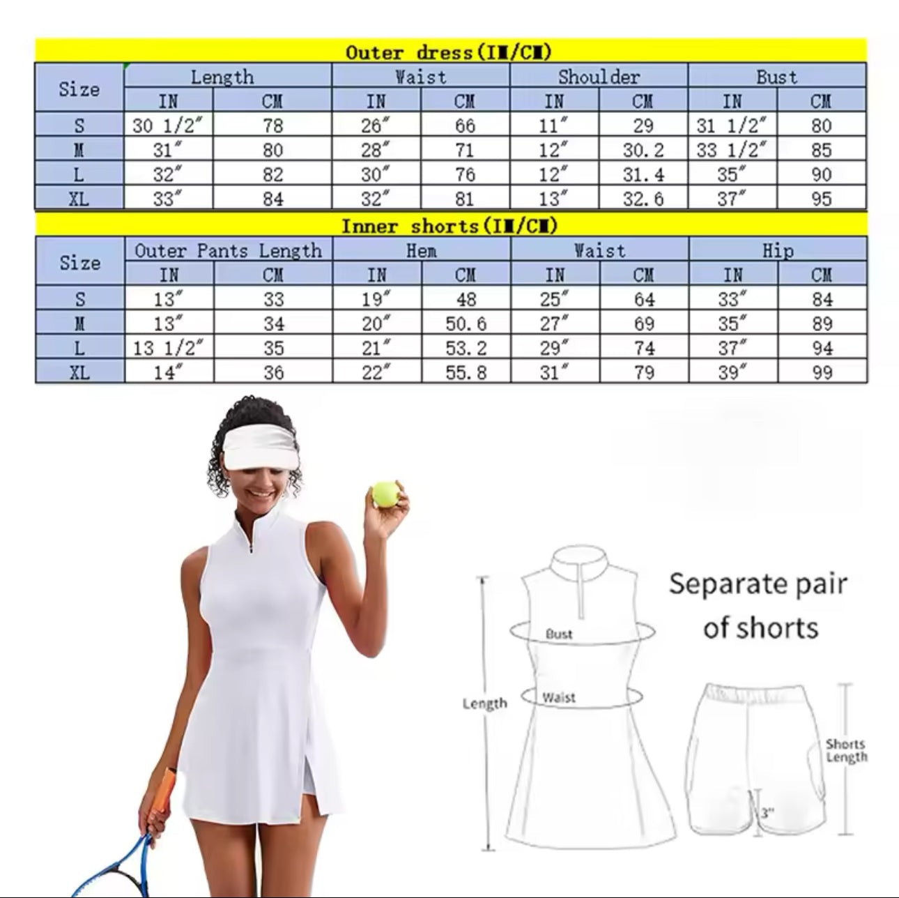 Sports Tennis Dress