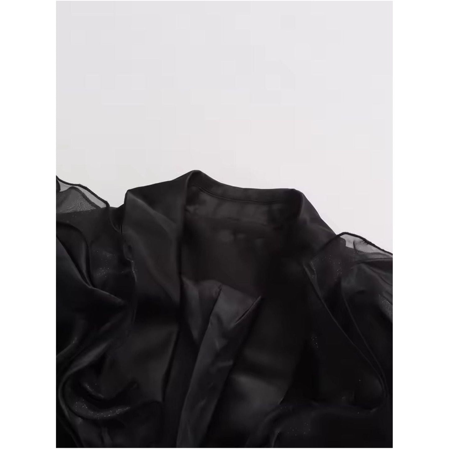 LUXURY CO. | RUFFLED ELEGANCE BLAZER ONLY LUXURY CO. FASHION BRAND
