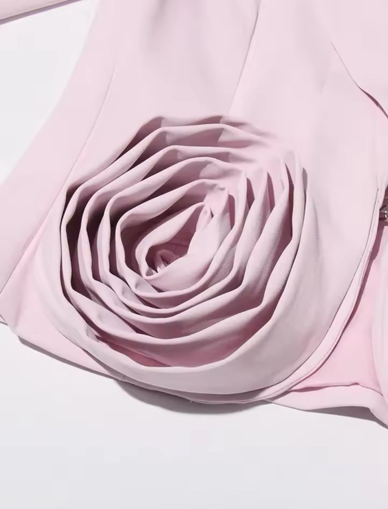 Rose Accent Crop Blazer