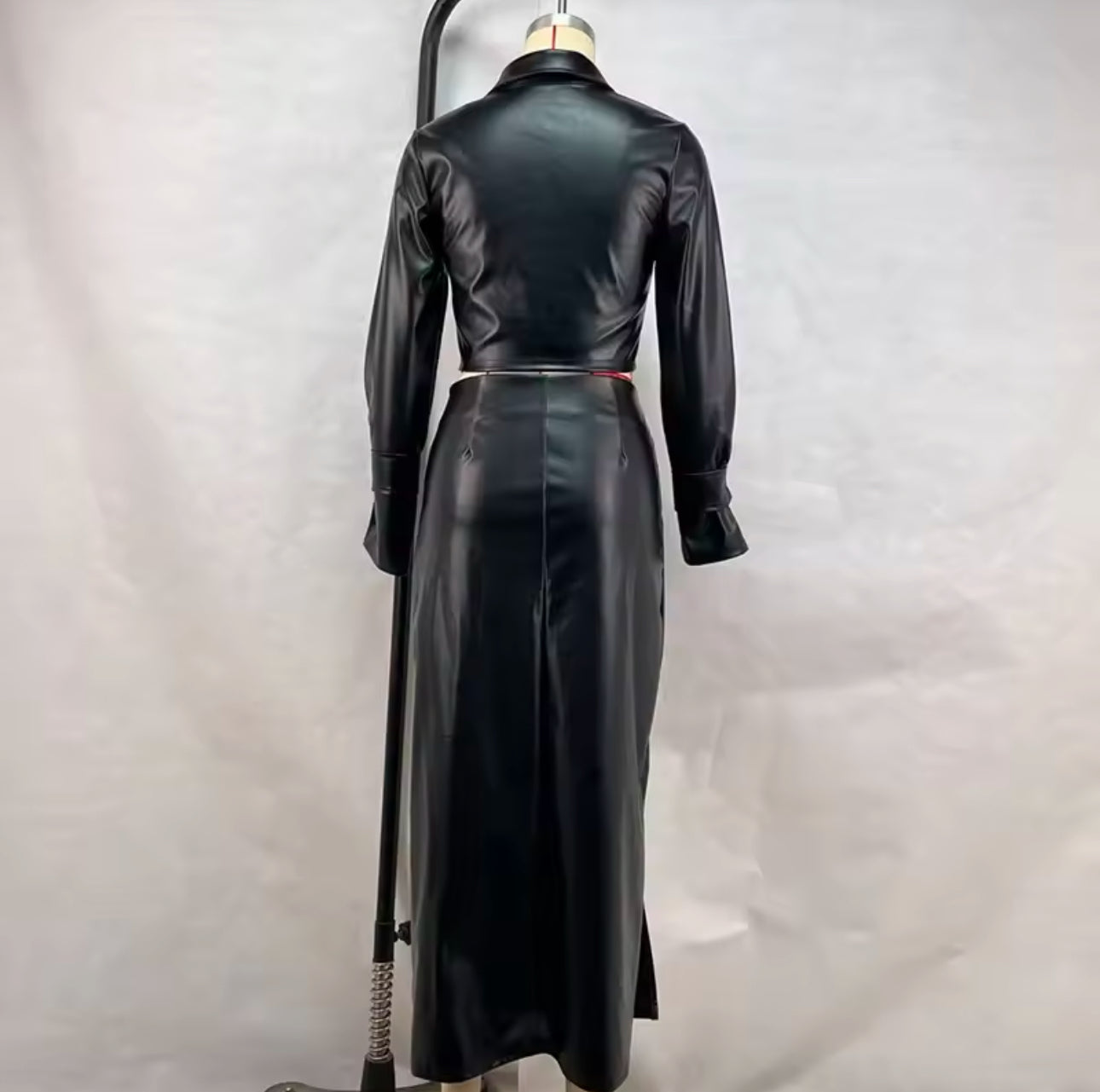 Leather Two-Piece Set