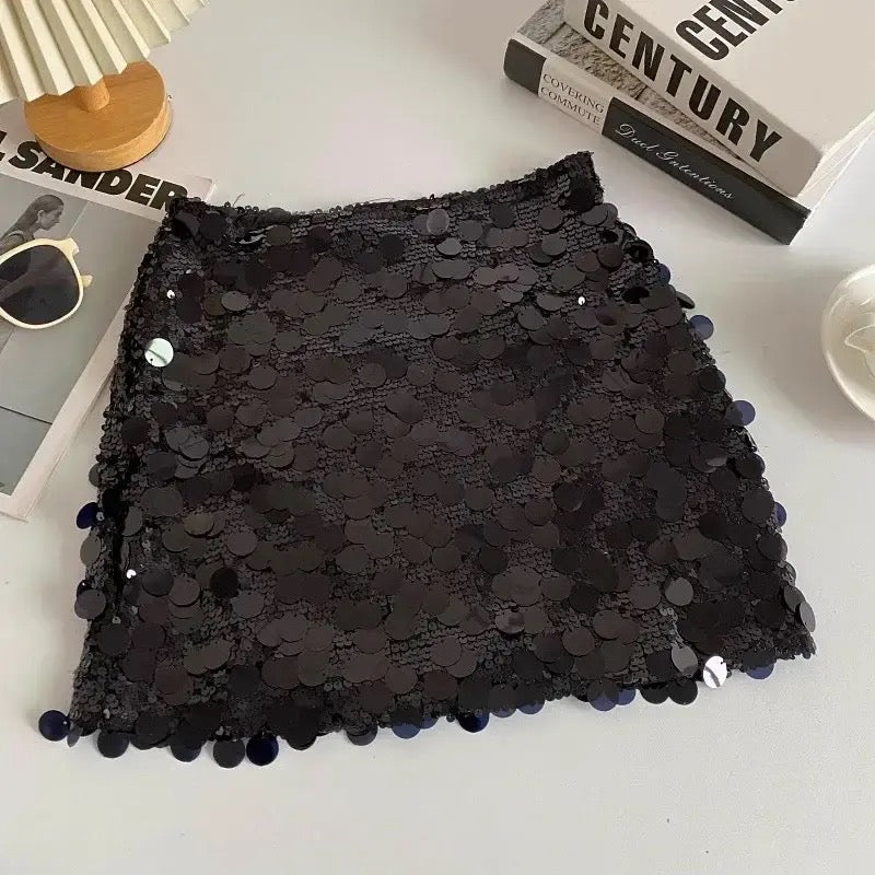 Sequin Mini Skirt