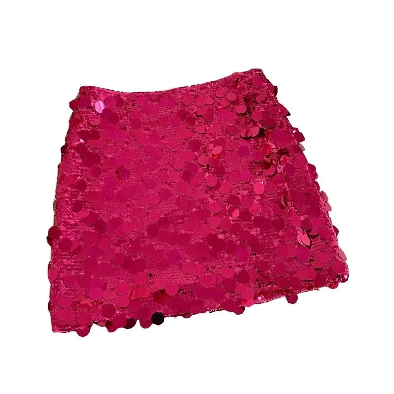 Sequin Mini Skirt