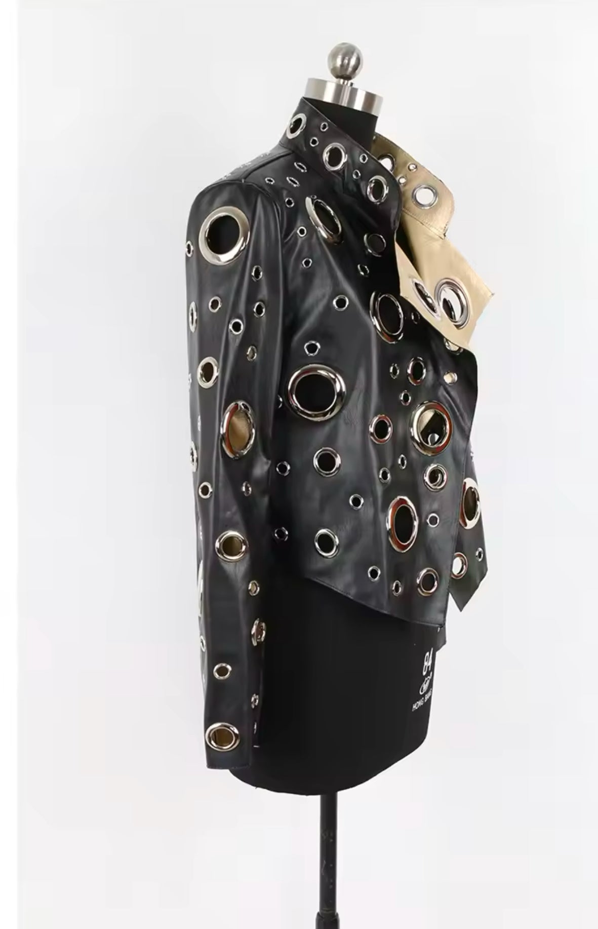 Cropped Leather Jacket