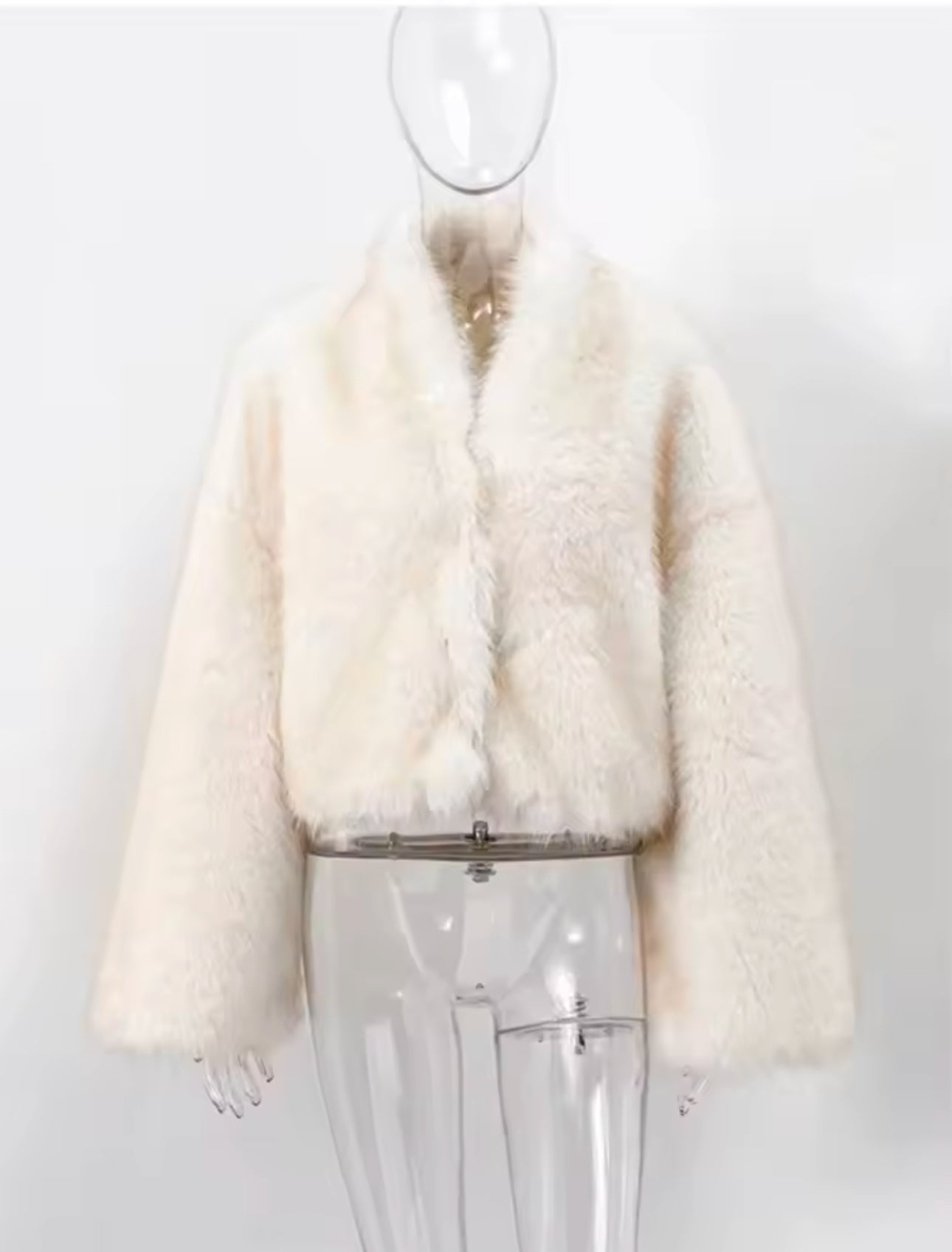 Cropped Fur Jacket