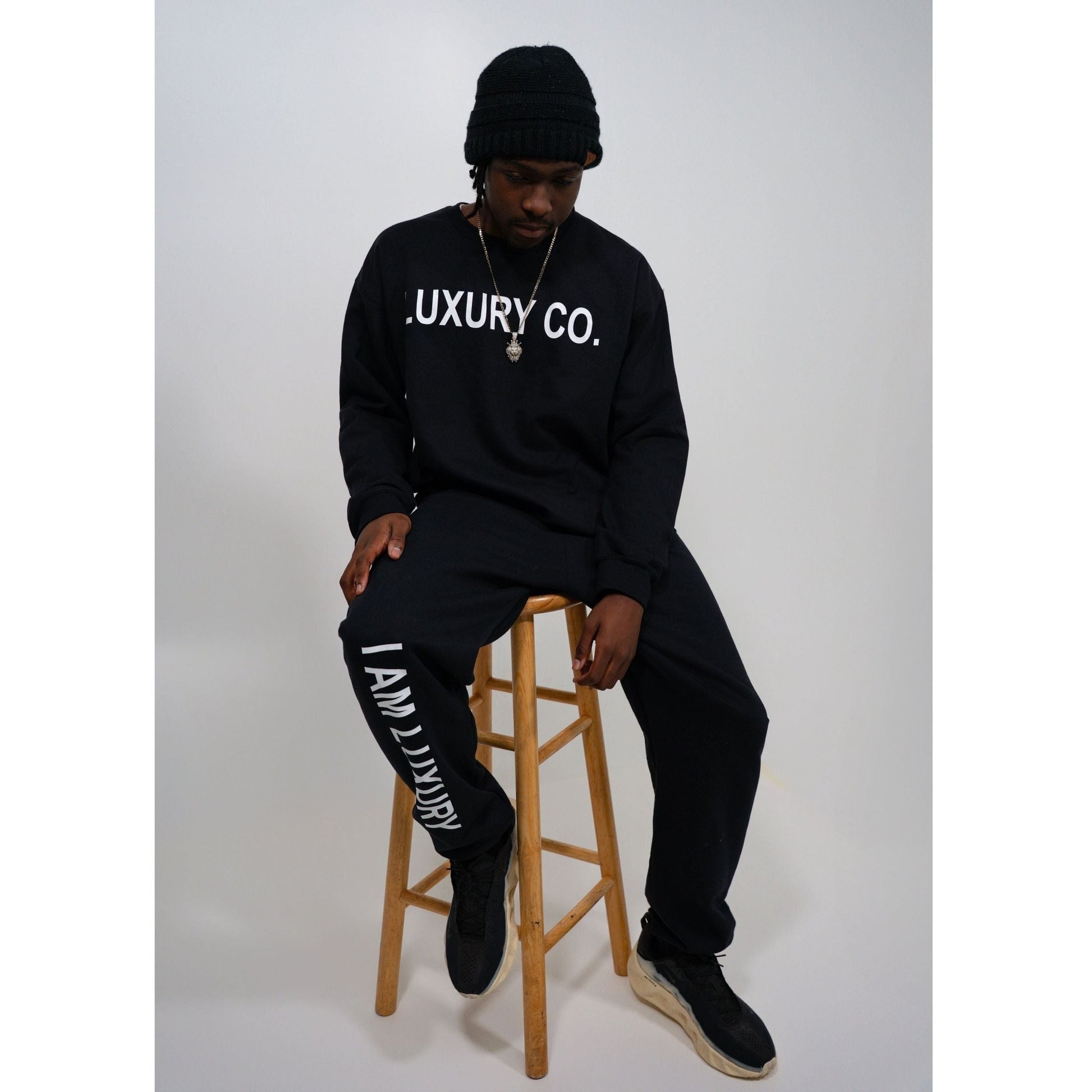 Luxury Co. Youth Black Jogging Suit LUXURY Co. Fashion Brand