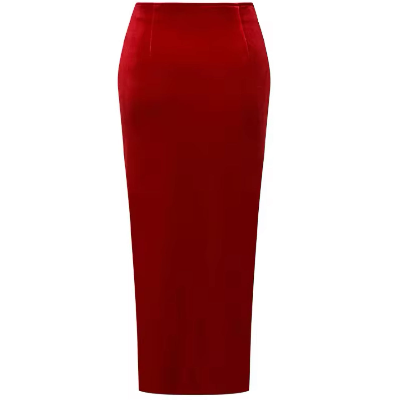 Red Velvet Two Piece Dress