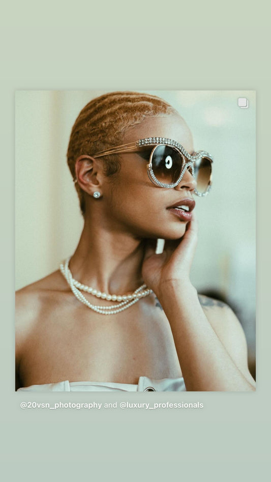 Diamond Studded Sunglasses