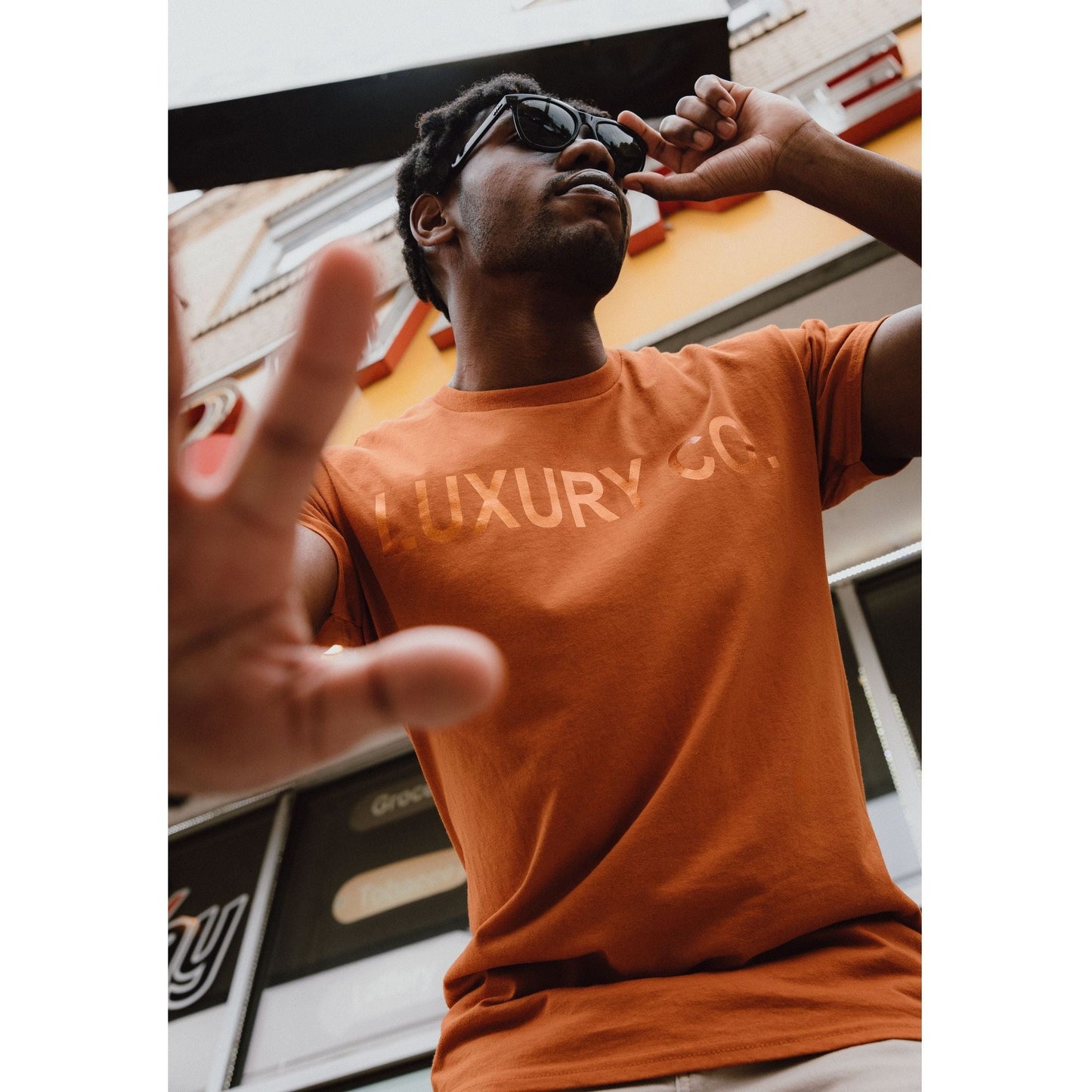 Luxury Co. Signature T-Shirt (Orange) LUXURY Co. Fashion Brand