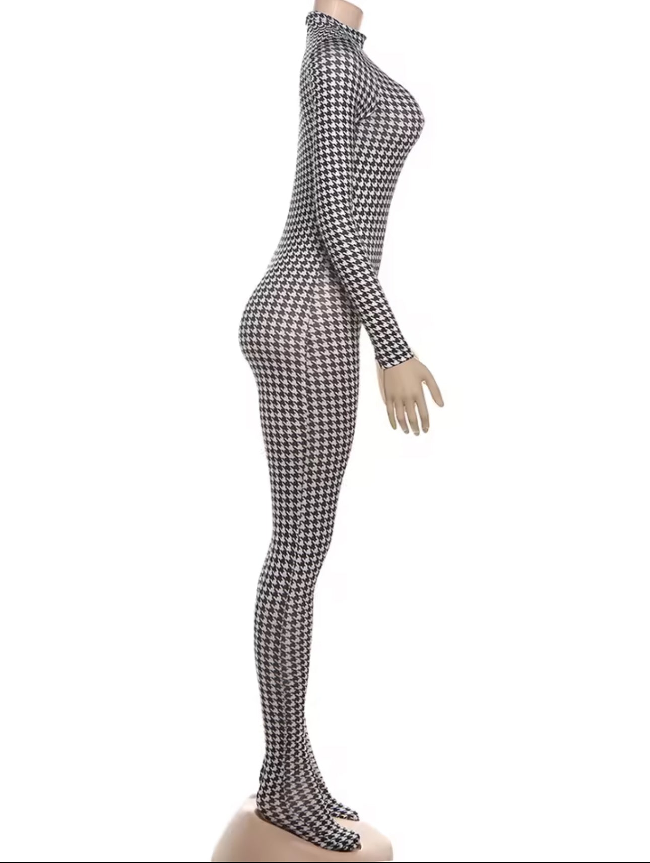 Women’s Houndstooth Jumpsuit