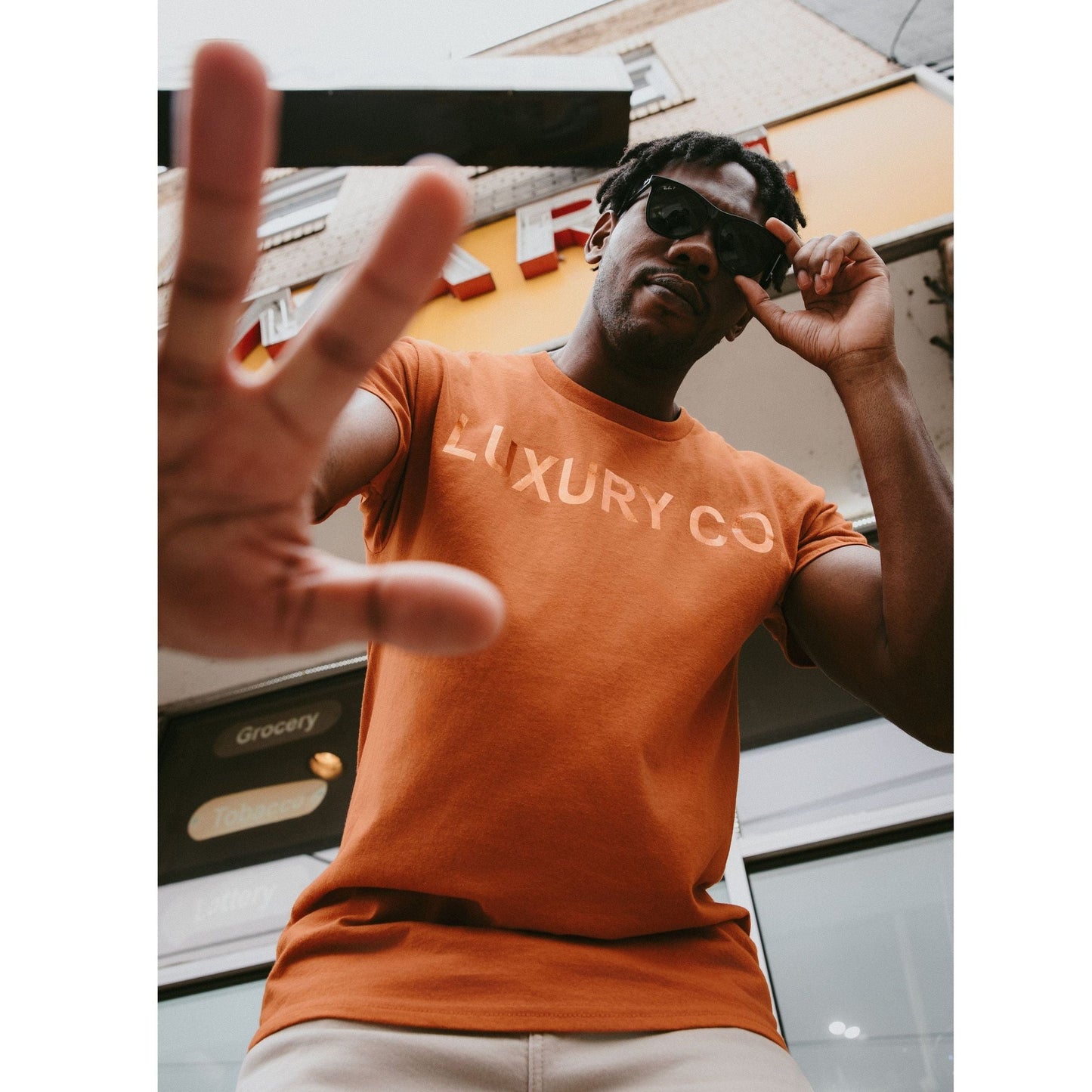 Luxury Co. Signature T-Shirt (Orange) LUXURY Co. Fashion Brand