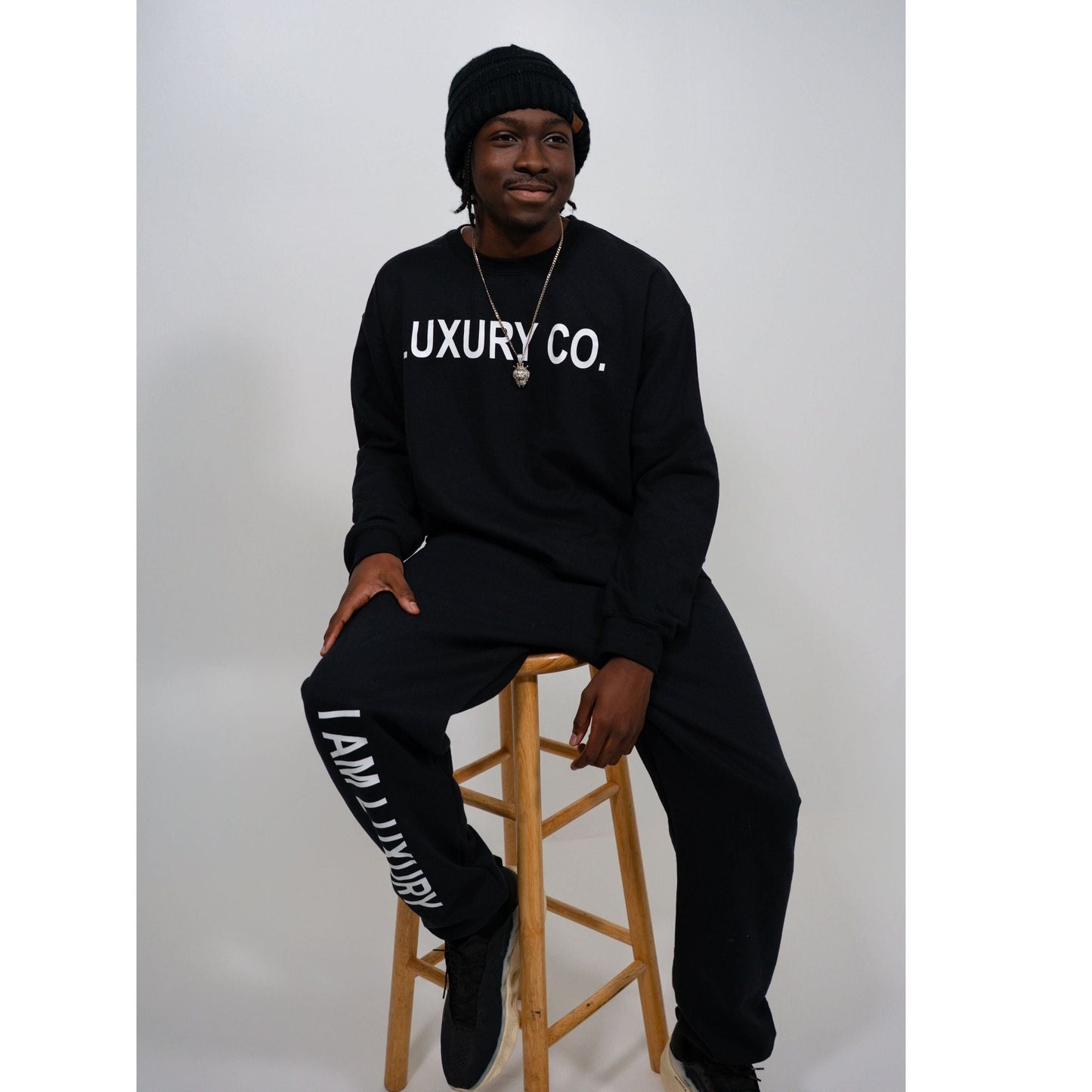 Luxury Co. Youth Black Jogging Suit LUXURY Co. Fashion Brand