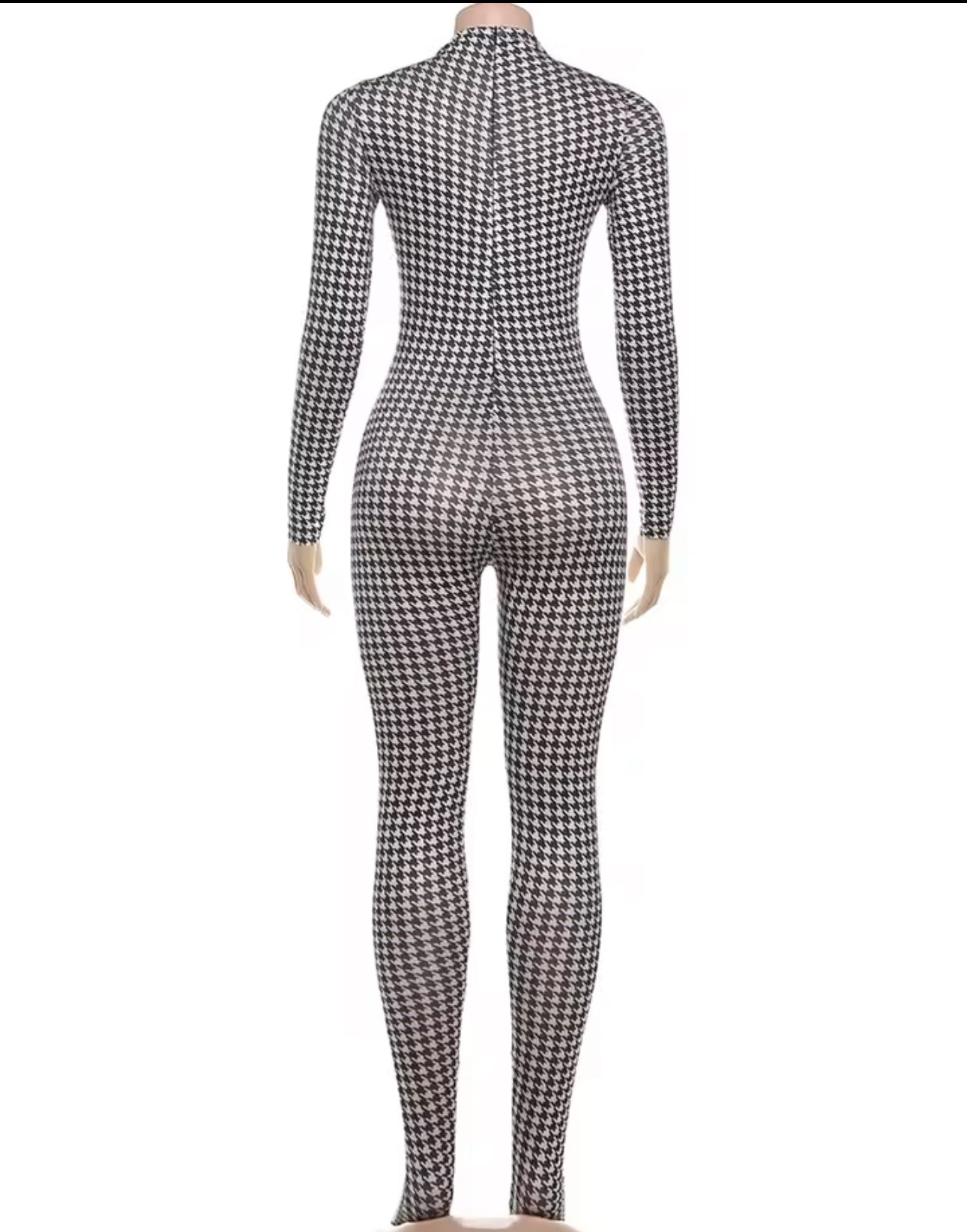 Women’s Houndstooth Jumpsuit