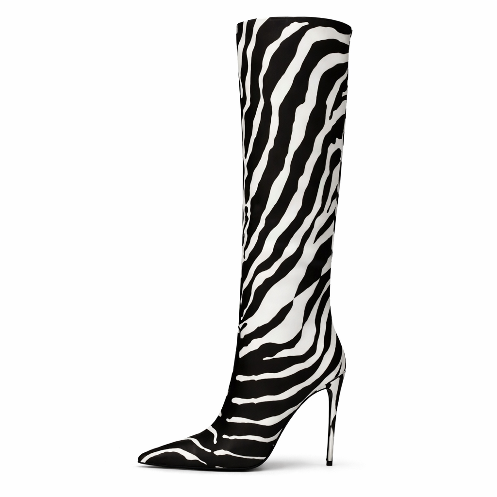 Zebra Print Boot