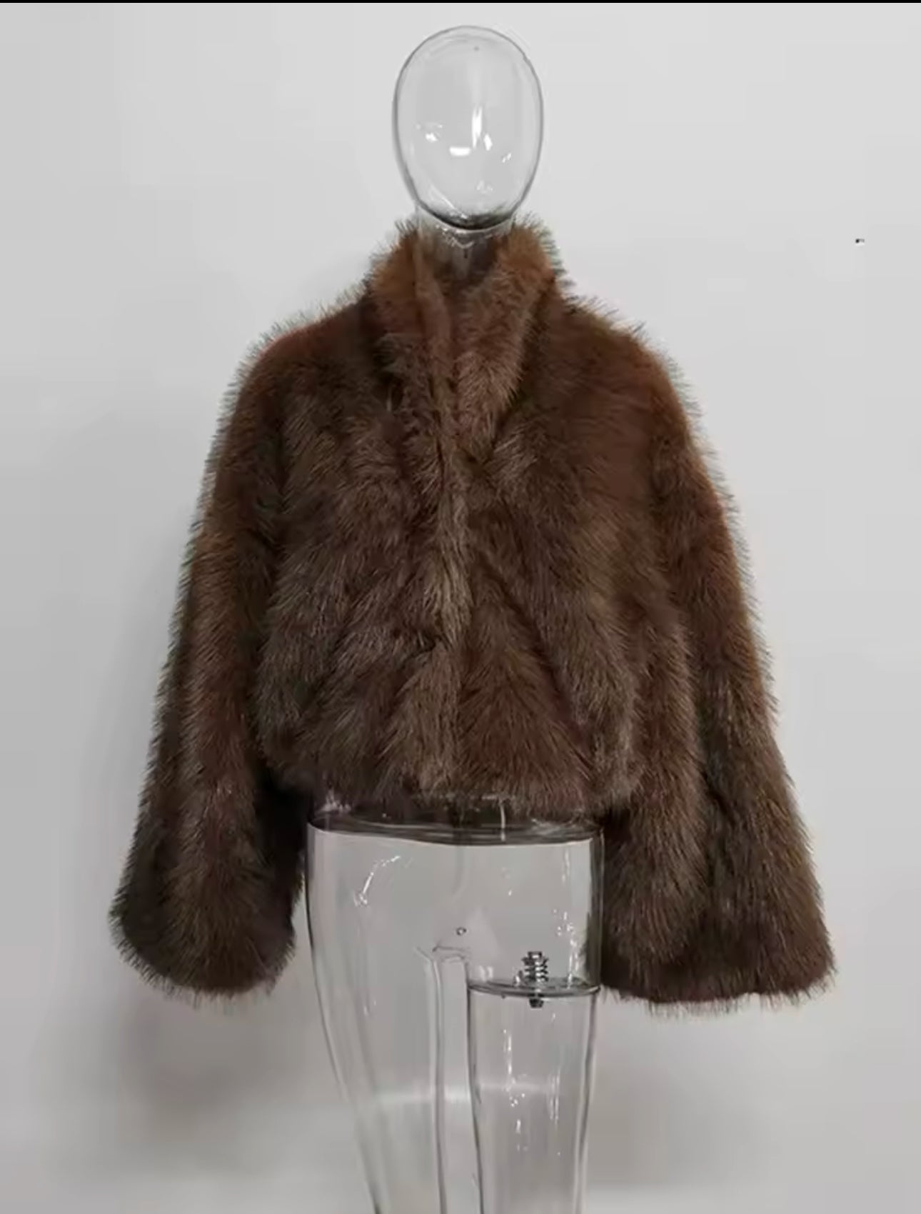 Cropped Fur Jacket
