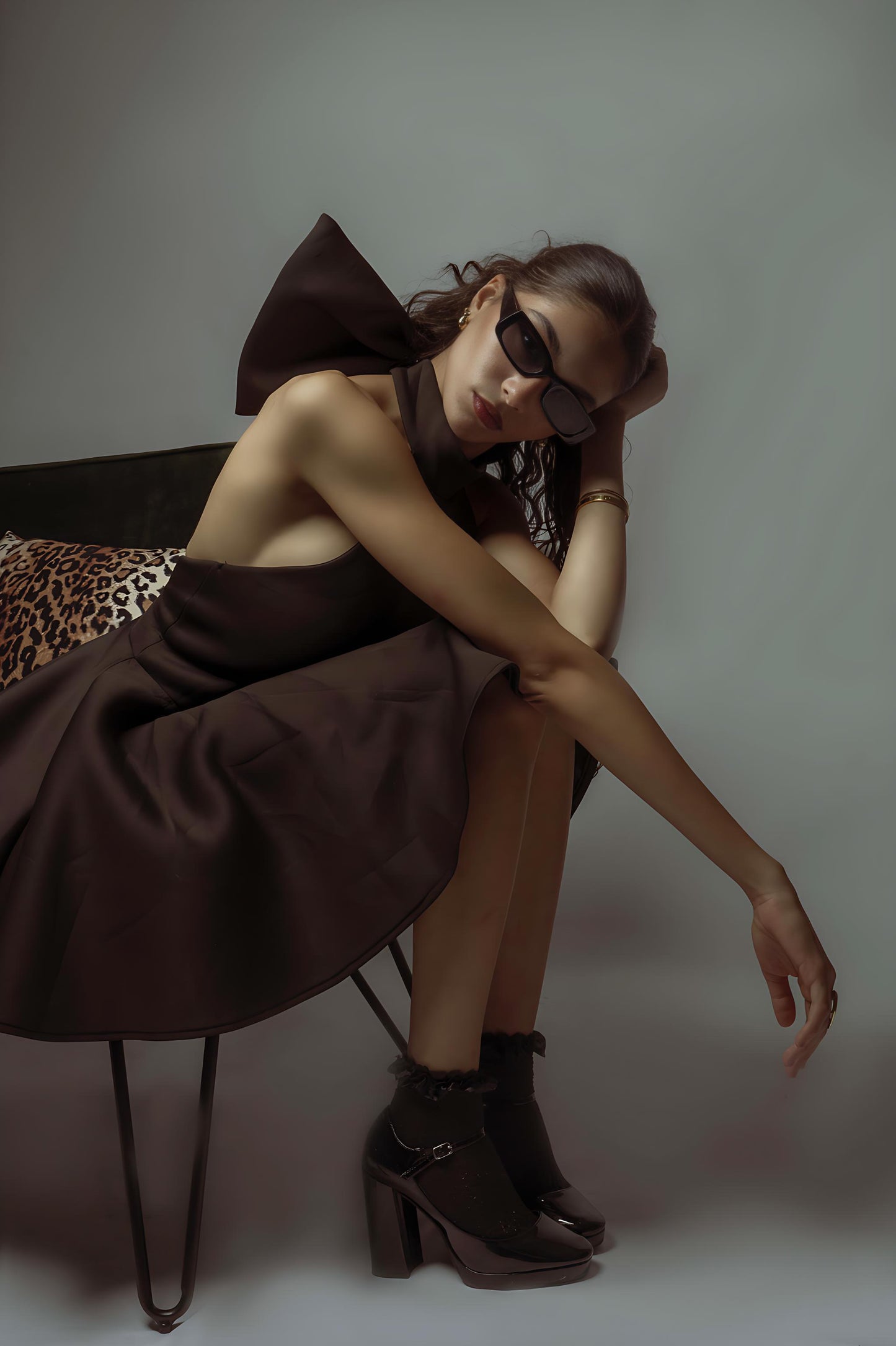 Bow Halter Dress