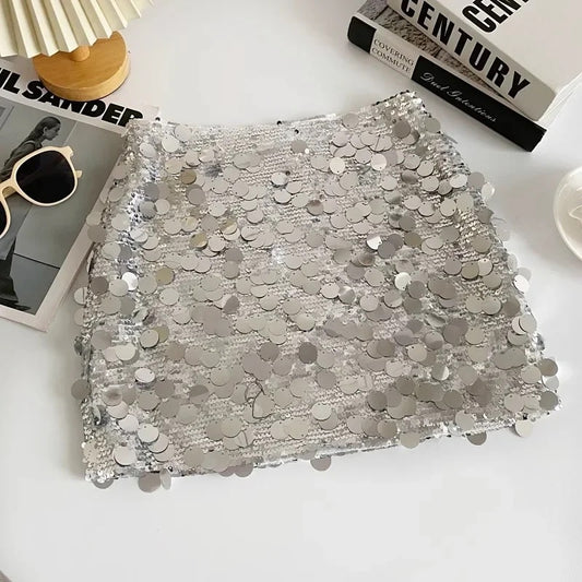 Sequin Mini Skirt