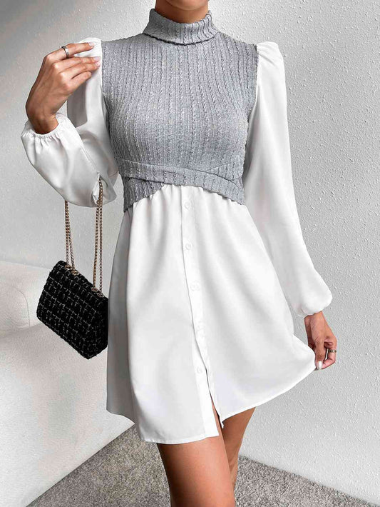 Vest with long sleeve undershirt